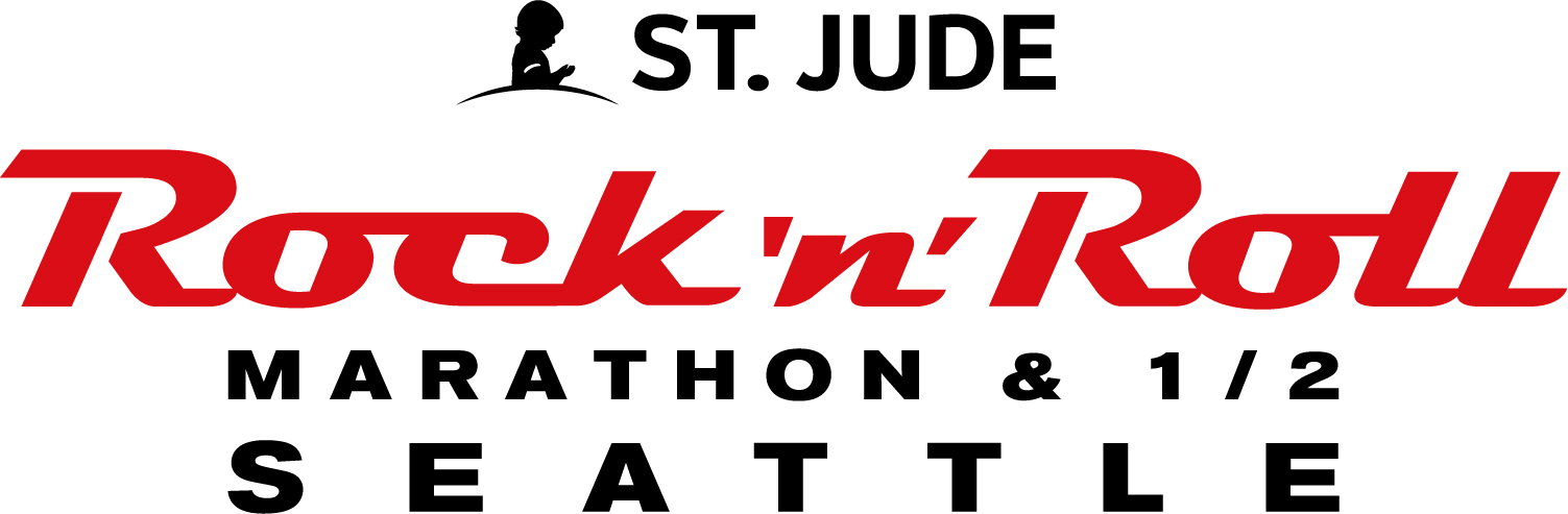 St. Jude Rock 'n' Roll Seattle Marathon & 1/2 Marathon Heroes FY19 logo