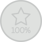 badge - 100% of goal raised