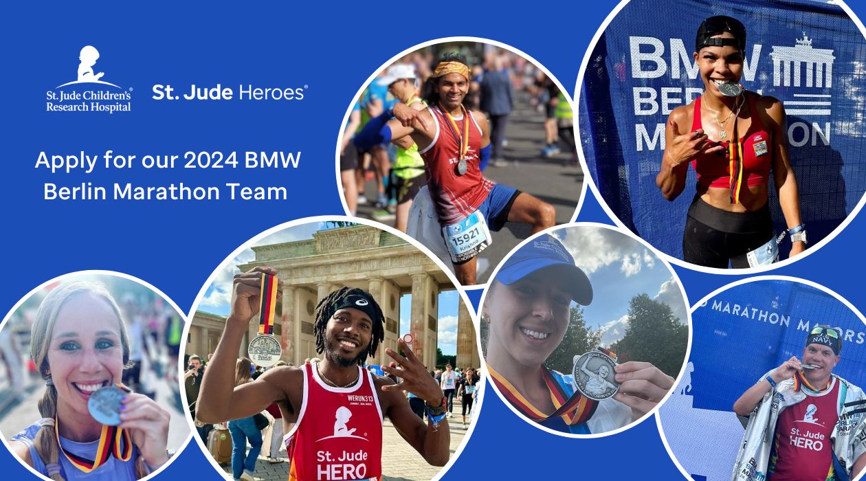 2024 BMW Berlin Marathon St. Jude Hero Application St. Jude Heroes